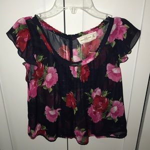 Abercrombie and Fitch shear top